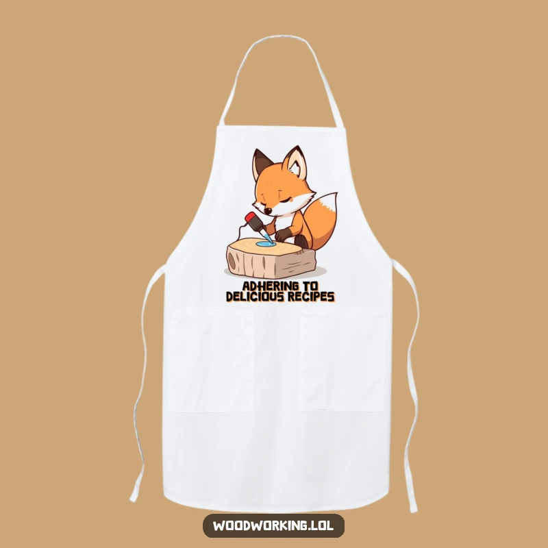 Funny Fox Chef's Apron - Hilarious Kitchen & Crafting Wear for Makers