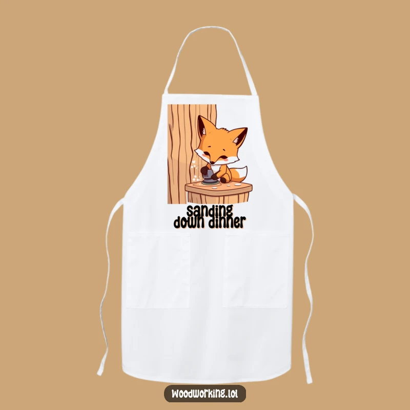 Funny Fox Carpenter Apron: Protect Your Clothes with Humorous Style!