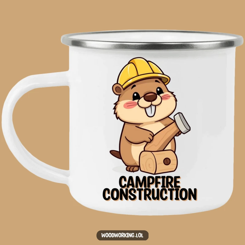 Funny Beaver Builder Camping Mug: Outdoor Projects, Perfect Funny Gift!