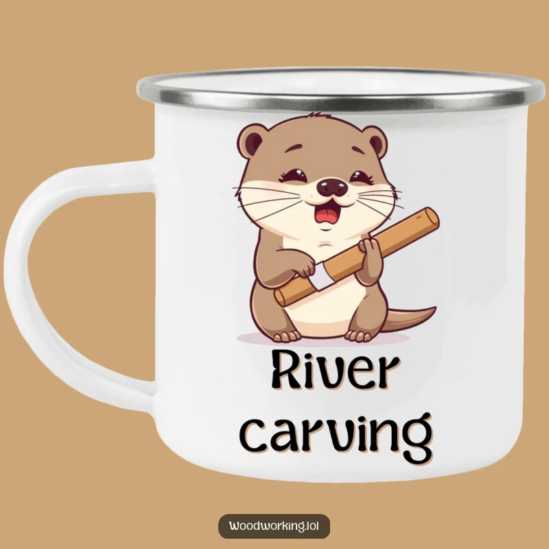 Funny Otter Campfire Mug: Craft Your Day Outdoors