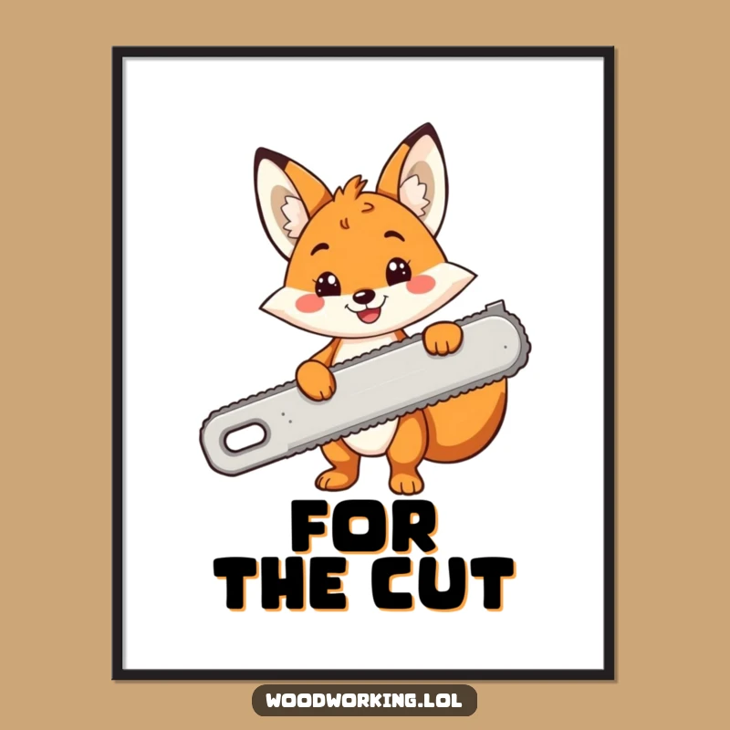 Funny Fox Digital Print: Hilarious Woodland Art for Instant Smiles - Unique Gift!