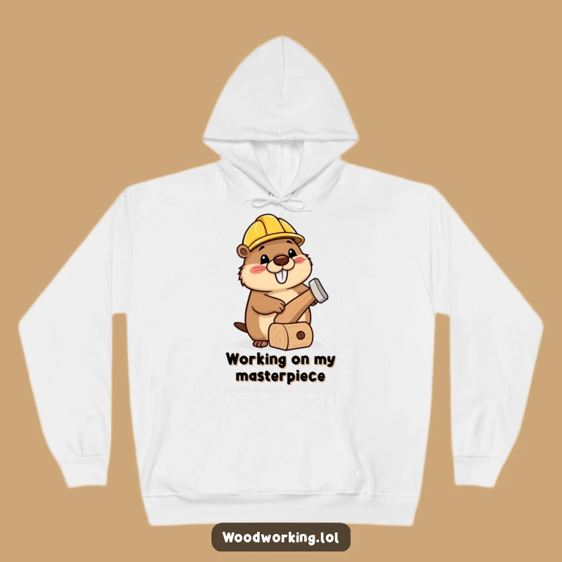 Funny Beaver Builder Hoodie: Cozy Comfort for Handy Folks, Perfect Gift!