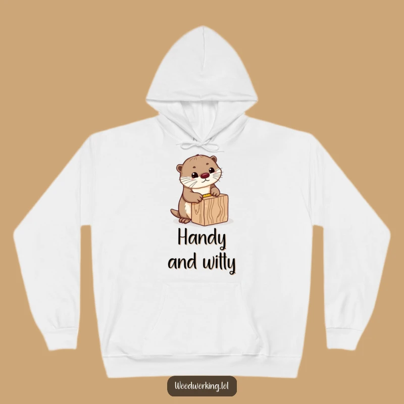 Funny Curious Otter Hoodie: Stay Cozy While Measuring with this Hilarious Gift