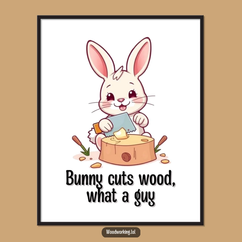 Free Printable Wall Art: Bunny's Crafty Corner Funny Downloadable Art Gift