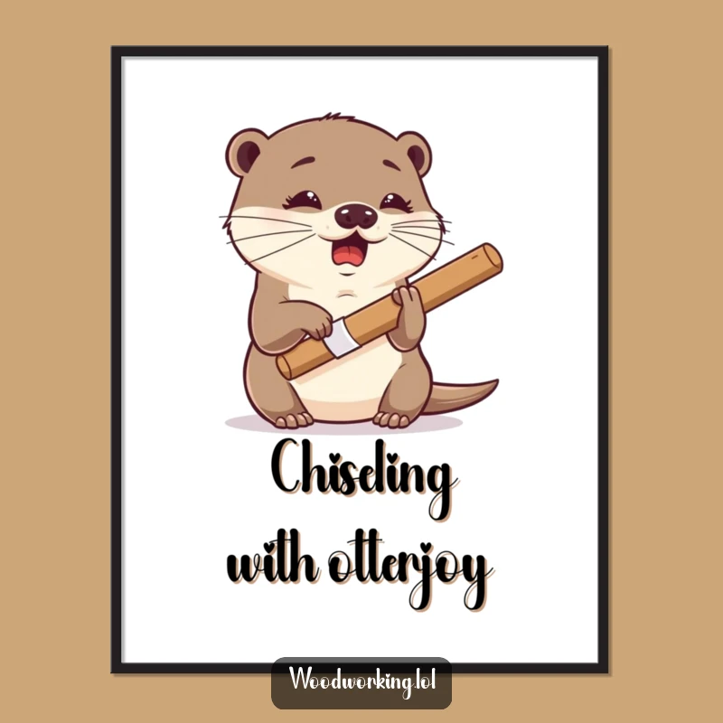 Free Printable Wall Art: Dexterous Otter's Craft - Funny Downloadable Animal Art Decor
