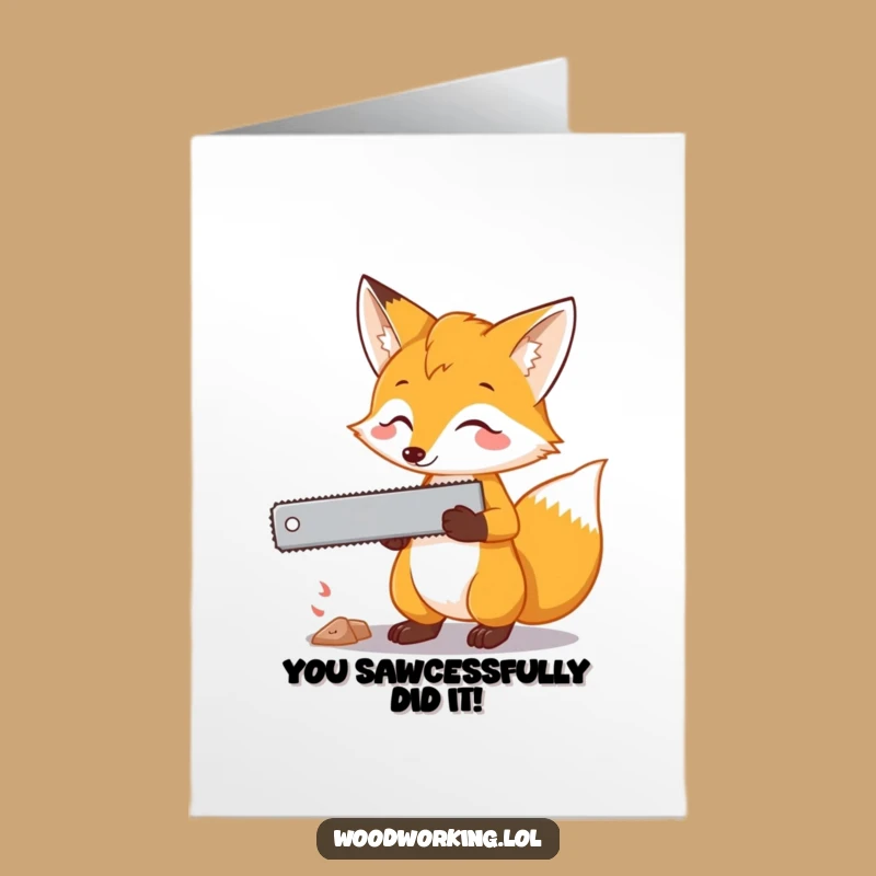 Free Printable Fox Congrats Card: Plan for Success and Celebrate Your Wins