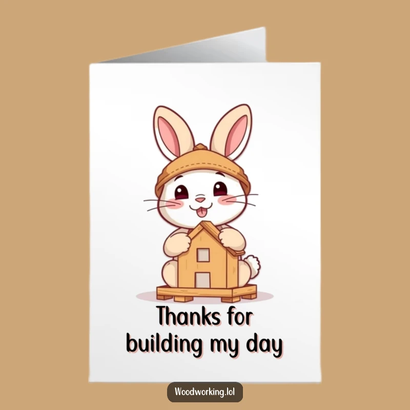 Free Printable Thank You Card: Brave Rabbit's Handcrafted Appreciation DIY