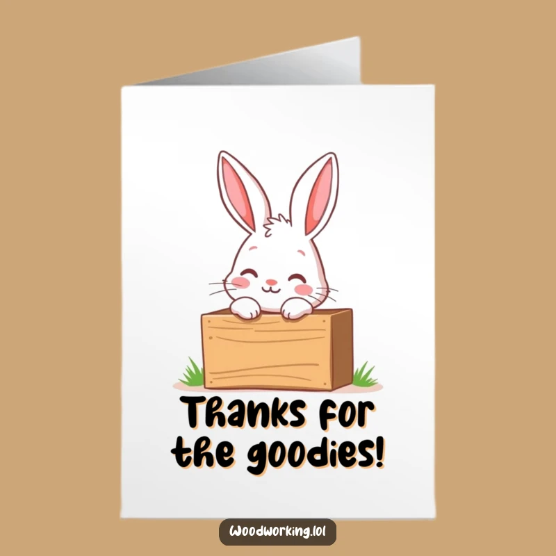 Free Printable Thank You Card: Curious Bunny Explorer, Toolbox Fun, Downloadable Gift!