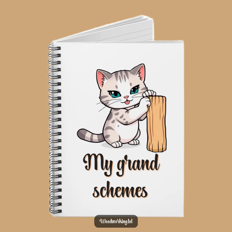 Funny Cat Claw Sharpener Notebook: Jot Down Fierce Ideas!