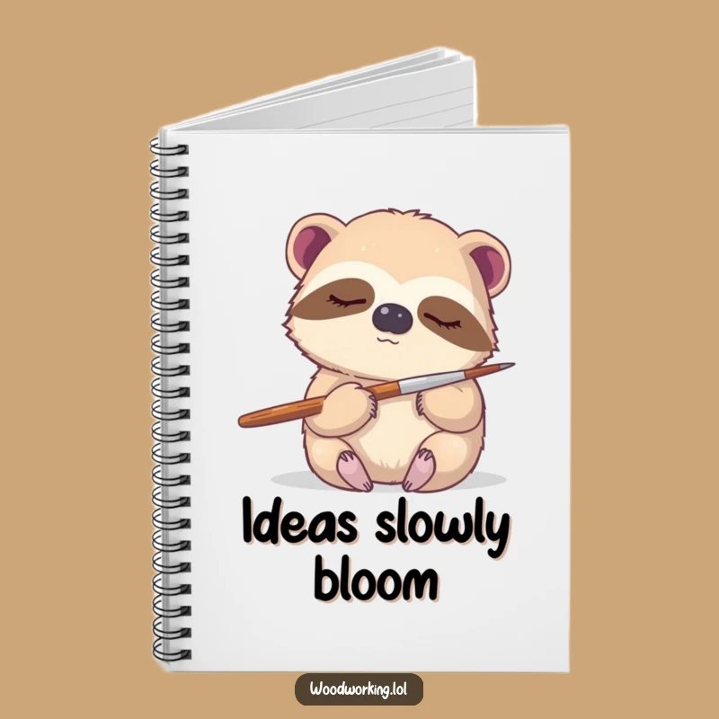 Funny Sloth Artist Notebook: Jot Down Creative Ideas!