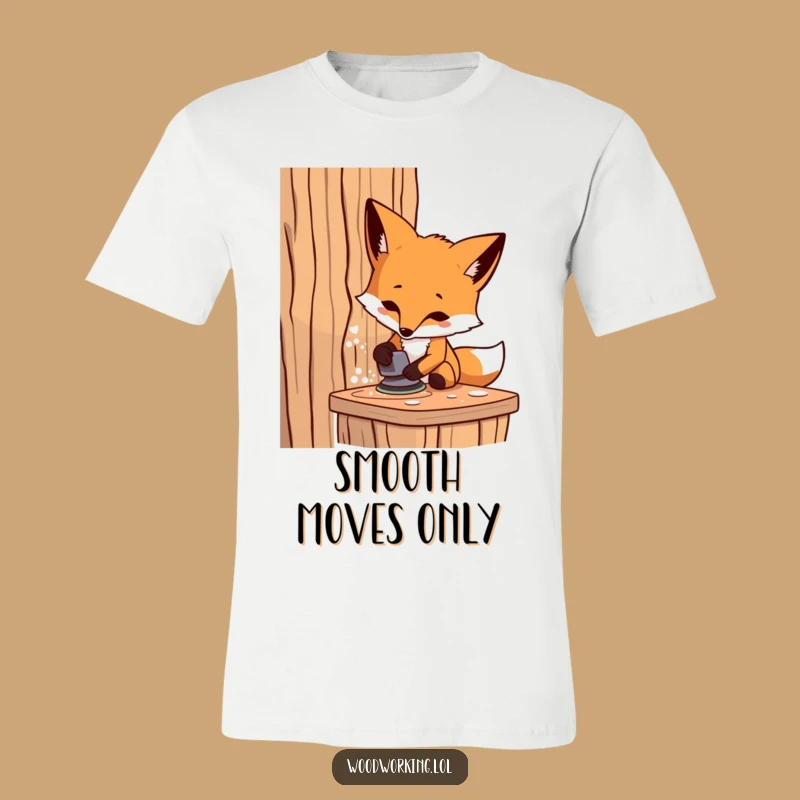 Funny Fox Carpenter T-Shirt: Wear Your Focused DIY Spirit with Pride!